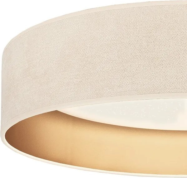 BRILAGI-LED stmievateľné veľké SMART stropné svietidlo 36W/230V 3000–6000K, priemer 55 cm, krémová/zlatá WT+DO