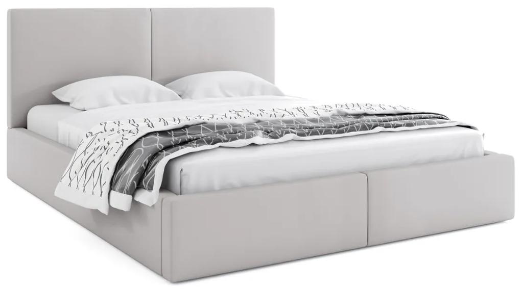Manželská posteľ HAILEY | bez matraca 140 x 200 cm Farba: Sivá