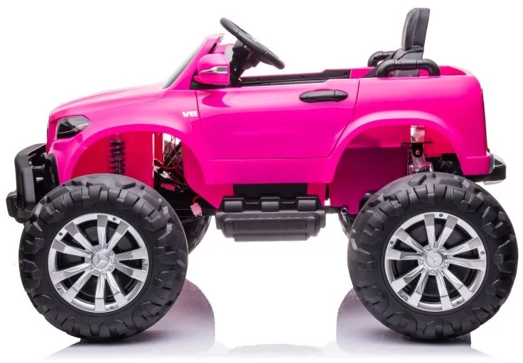 LEAN CARS ELEKTRICKÉ AUTÍČKO MERCEDES DK-MT950 4x4 - RUŽOVÉ MOTOR 4x45W - BATÉRIA - 2x12V7Ah- 2022