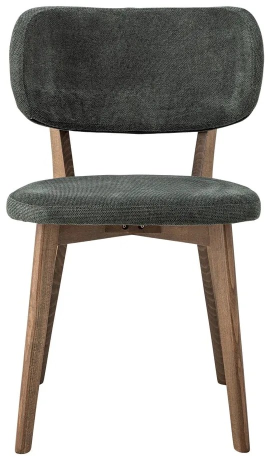 Tmavozelená/hnedá jedálenská stolička Cally – Bloomingville