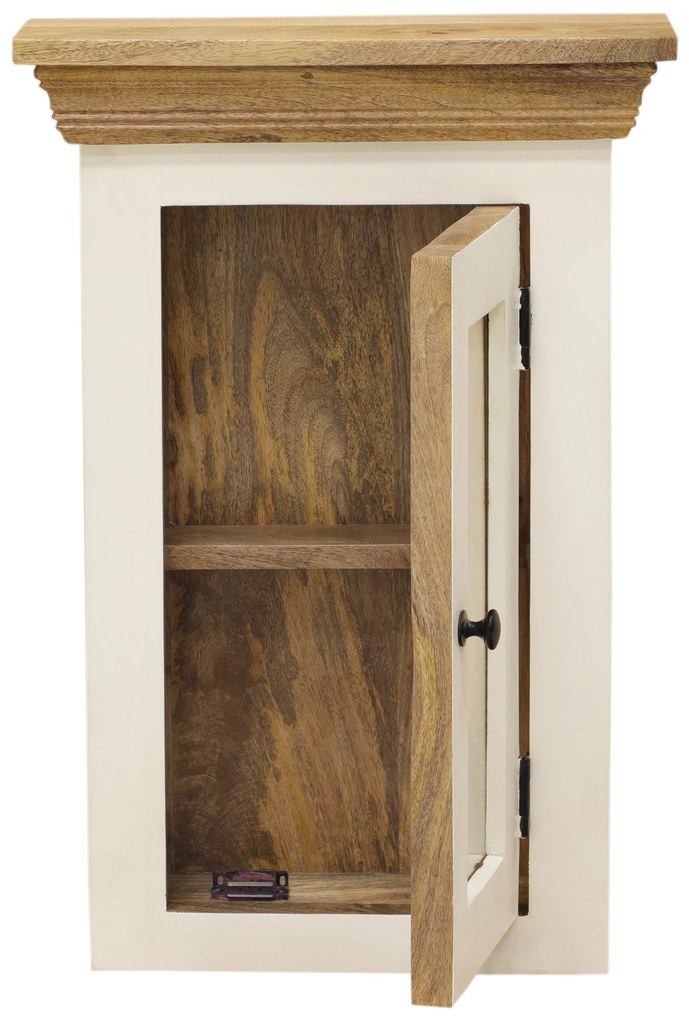 furniture-nabytek.cz - Kúpeľňová nástenná skrinka 40x60x15 z mangového dreva