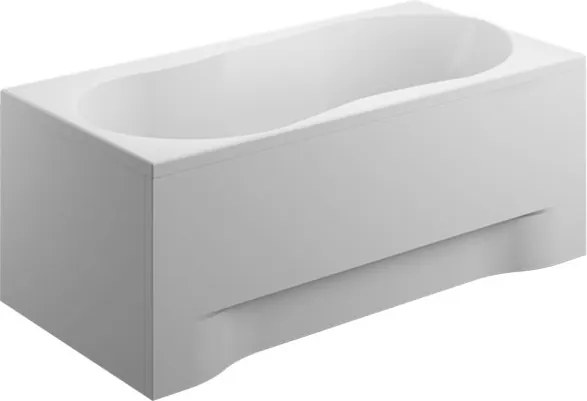 Polimat Akrylátová obdĺžniková vaňa Elza 140x70 (150x70, 160x75, 170x75) POLIMAT-Farba: Biela, POLIMAT-Rozmery: 170x75