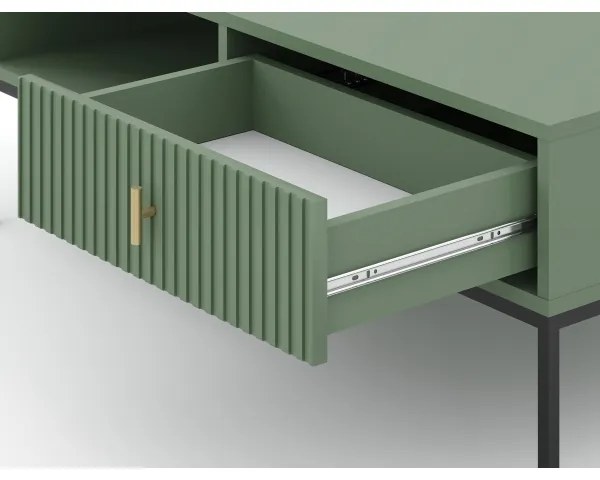 Konferenčný stolík SUE zelený/čierny