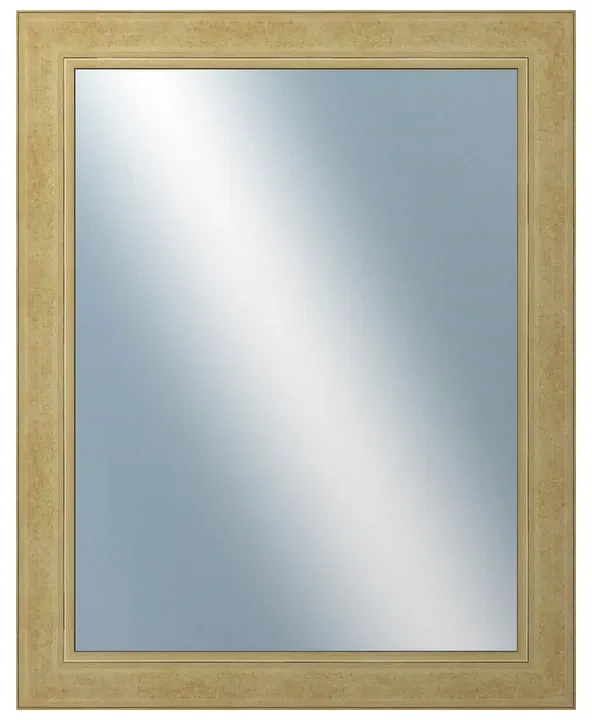 DANTIK - Zrkadlo v rámu, rozmer s rámom 40x50 cm z lišty ANDRÉ veľká starostrieborná (3156)