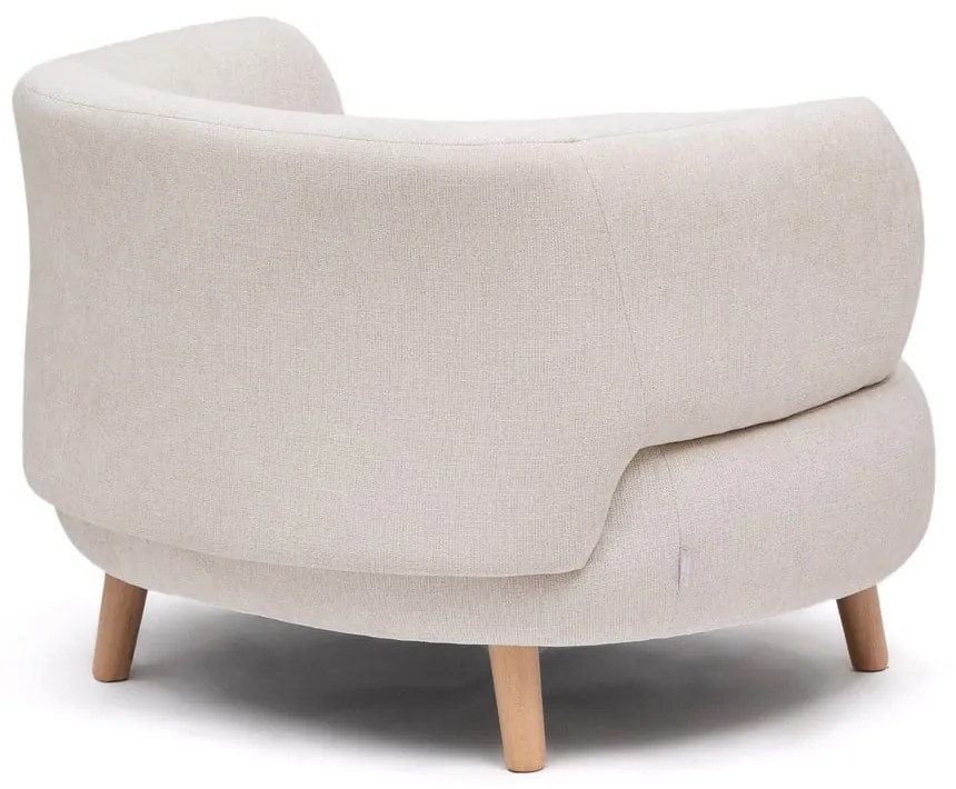 Béžové ženilkové kreslo Luisa – Kave Home