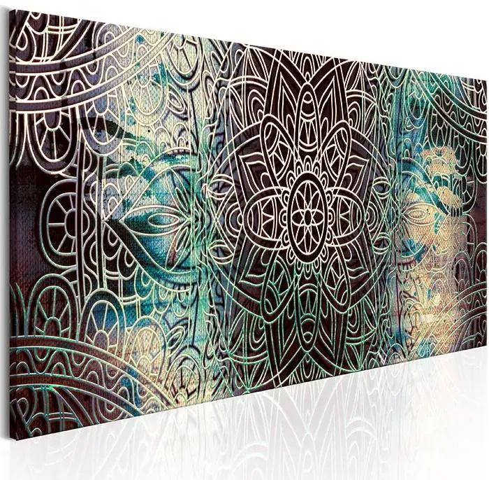 Obraz - Mandala: Knot of Peace Veľkosť: 150x50, Verzia: Premium Print