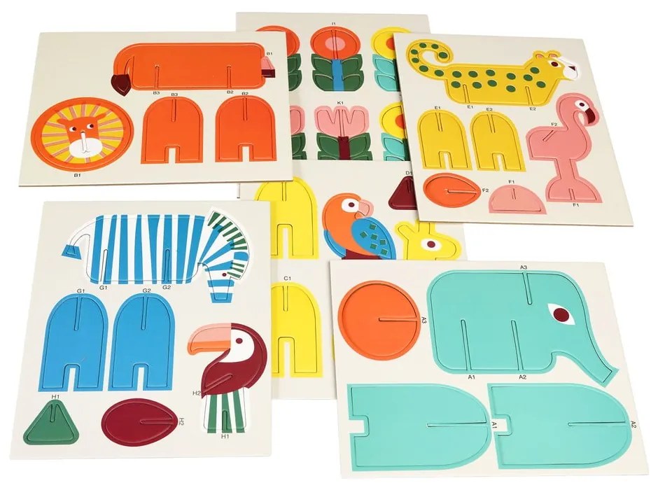 Drevená skladacia hra Wild Wonders - Rex London