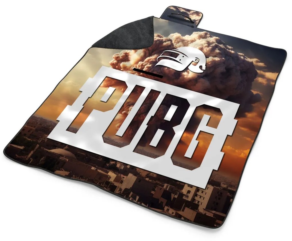 Sablio Plážová deka PUBG Explózia 2: 200x140 cm