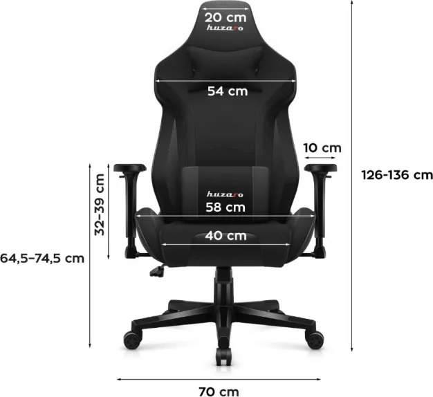 Herná stolička Force 7.6 Black