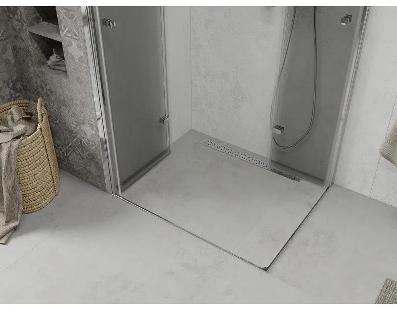 Mexen Lima DUO sprchovací kút 80x70 cm, priehľadný, chróm, 856-080-070-02-00