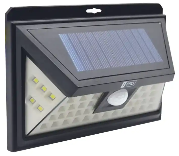Bezdoteku LEDSolar 46 solárne vonkajšie svetlo, 46 LED so senzorom,  bezdrôtové, iPRO, 3W, studená farba | BIANO