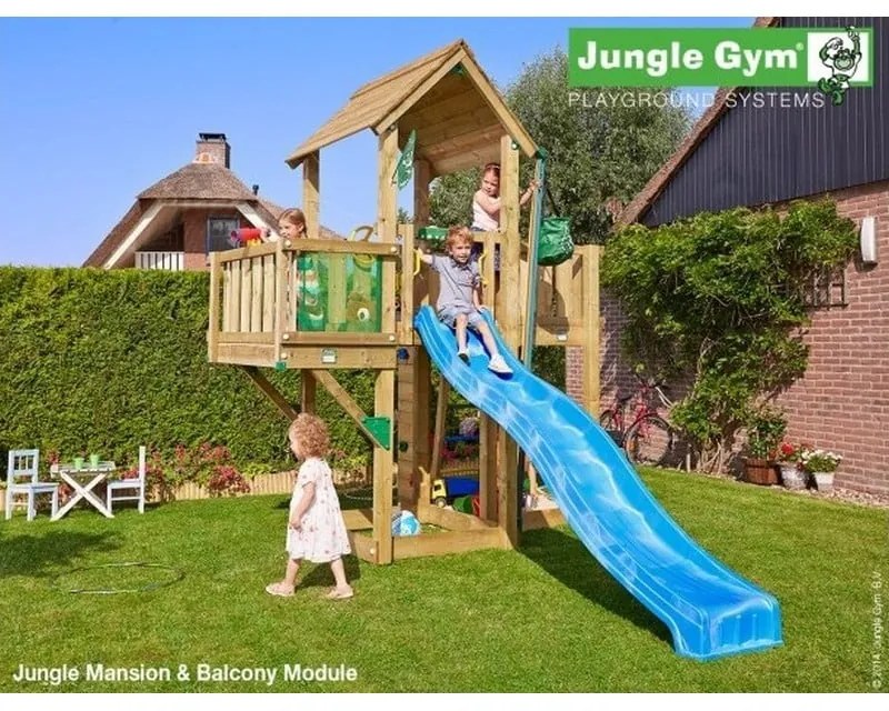 Ihrisko Jungle Mansion so šmykľavkou a modulom Balcony