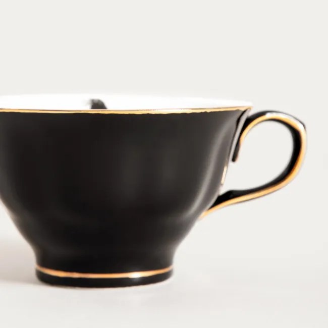 Šálka BARIK s havranom, čierna 750458 150 ml