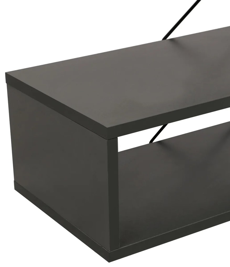 TV stolík Zigzag Anthracite