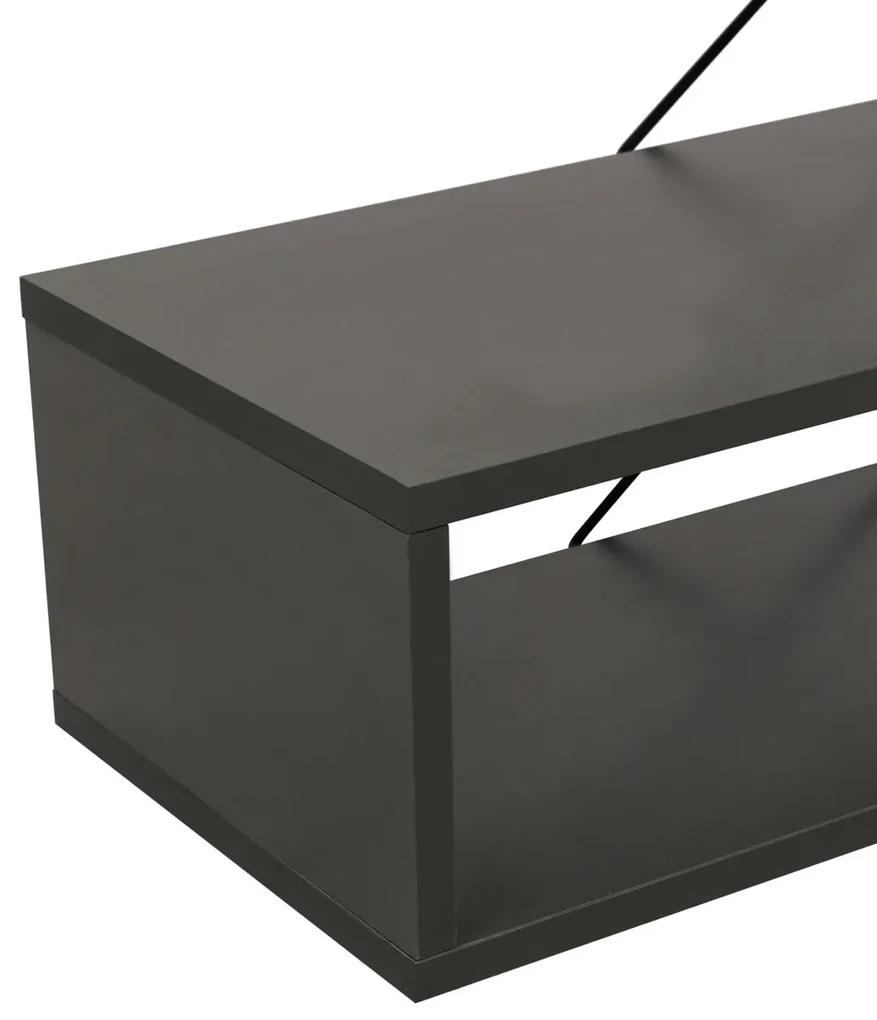 TV stolík Zigzag Anthracite