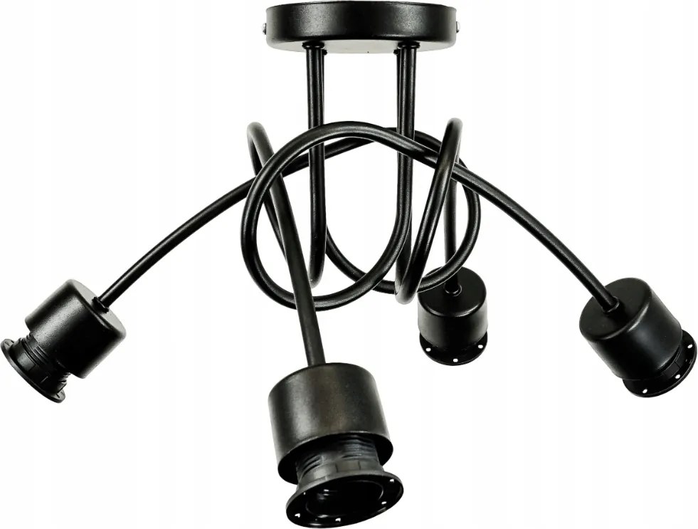 Závesná stropná LOFT 4x drôtená guľa