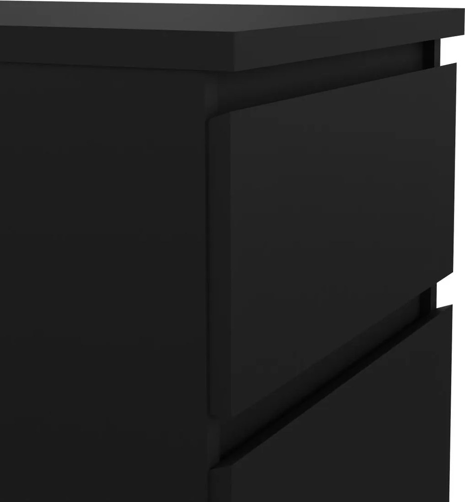 Komoda Simplicitous 233 40 cm čierny mat