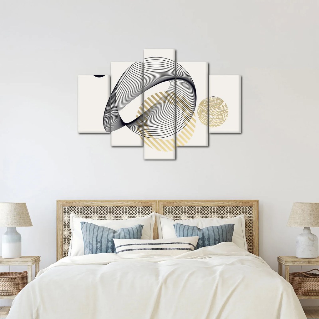 Obraz - Geometrické tvary N⁰3 (150x105 cm)