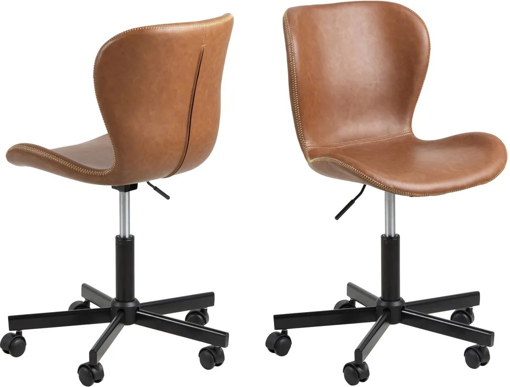 Bighome - Kancelárska stolička BATILDA, hnedá