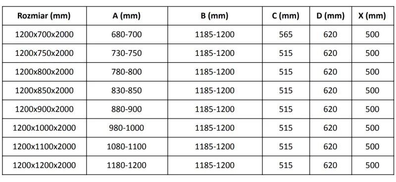 Mexen Velar, sprchový kút s posuvnými dverami 120(dvere) x 85(stena) cm, 8mm číre sklo, zlatá matná, 871-120-085-01-55