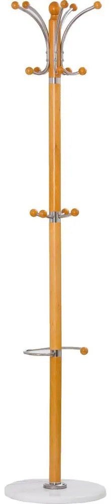 Stojanový vešiak 185x38 cm hnedá