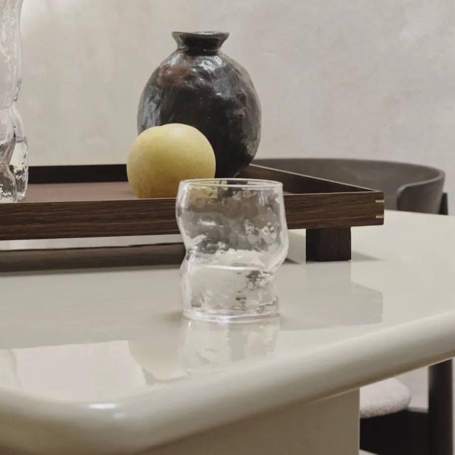 Ferm Living Pohár na vodu Dimple 270 ml – sada 2 ks