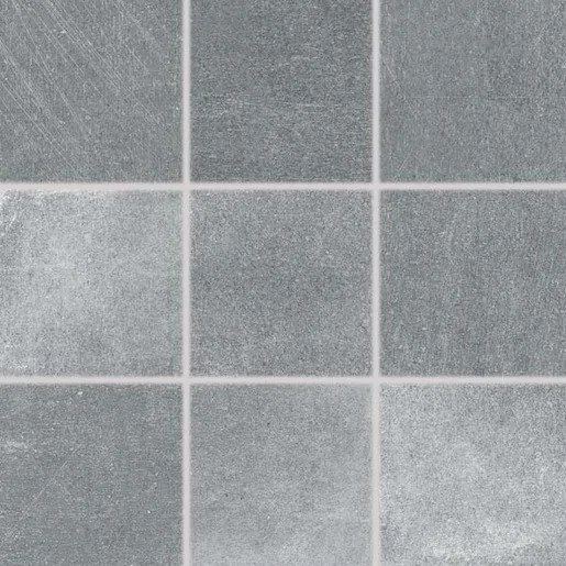 Dlažba Rako Rebel tmavo sivá 10x10 cm mat DAK12742.1