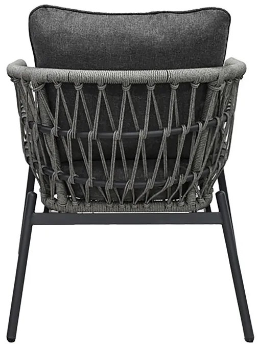 Autronic BONTEC Záhradná sedacia súprava, kov, polyratan, sivá, AZ-L1880 GREY Farba: Hnedá
