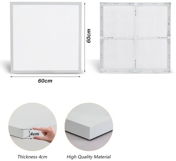 Brilagi - LED Kúpeľňové svietidlo FRAME LED/50W/230V 3000/4000/6000K IP44 biela