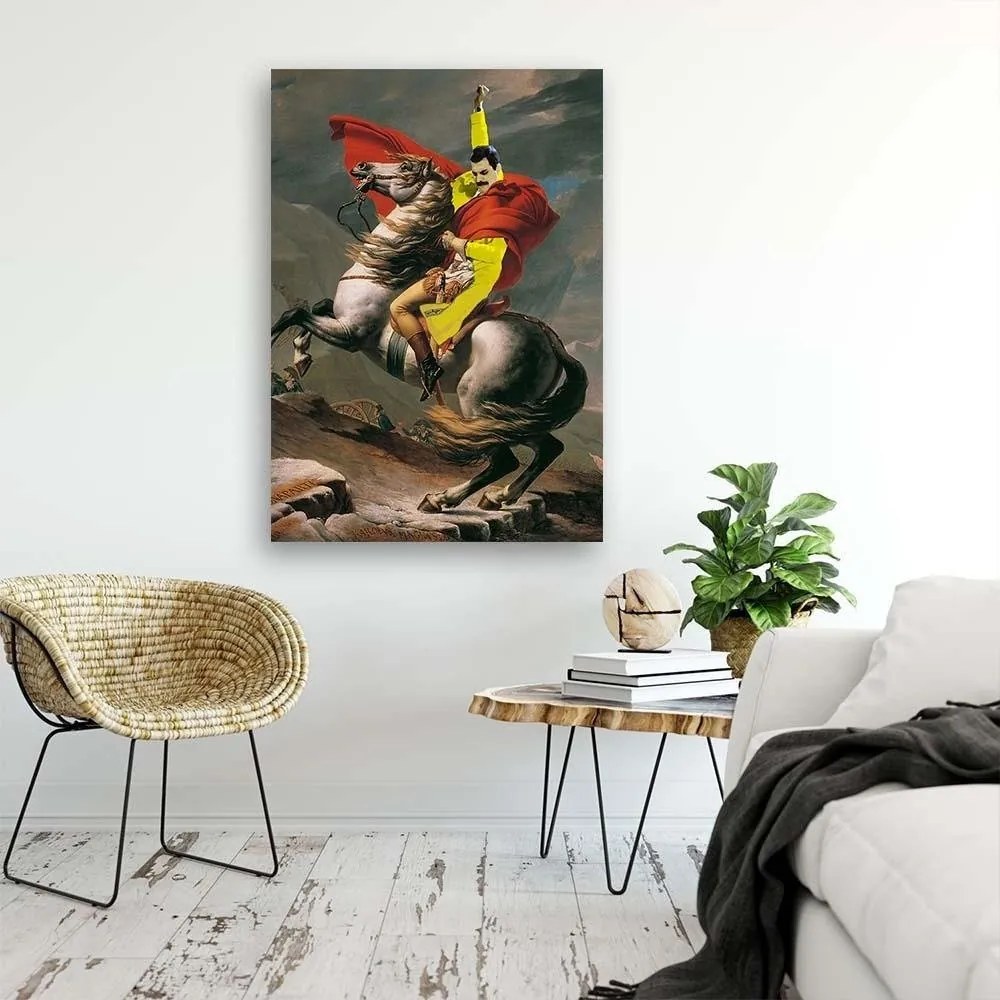 Gario Obraz na plátne Muž na koni - Norrobey Rozmery: 60 x 90 cm