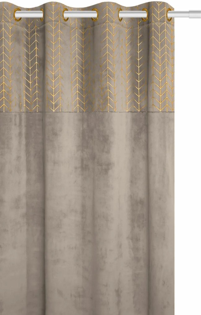 Záves NORD tmavobéžový 140x250 cm