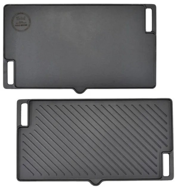 Platňa grilovacia 45x25x2 cm liatinová s vylevkou