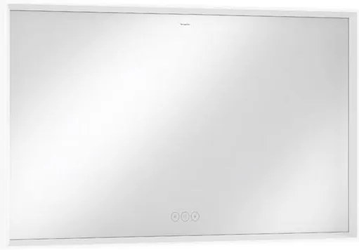 LED zrkadlo s dotykovým senzorom Hansgrohe Xarita E 120,6x70,6 cm matná biela 54985700