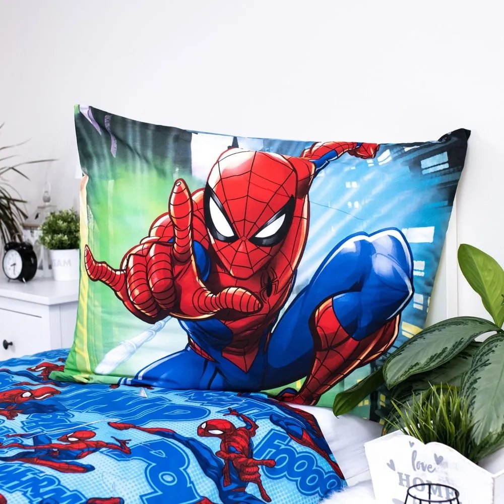 Bavlnené detské obliečky na jednolôžko 140x200 cm Spider-man – Jerry Fabrics
