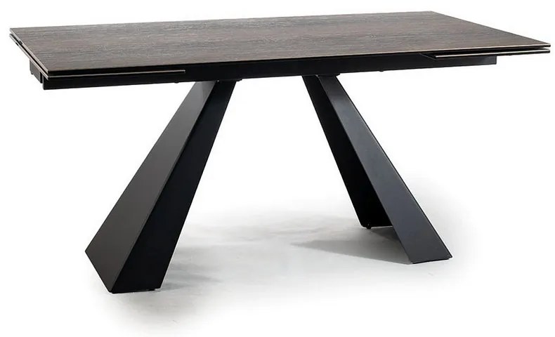 Jedálenský stôl Salvadore 180 x 90 cm, tmavo hnedá