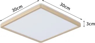 Brilagi - LED Kúpeľňové svietidlo ULTRA SLIM LED/18W/230V 30x30 cm zlaté IP54