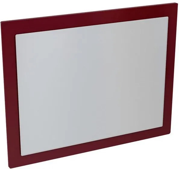 SAPHO - MITRA zrkadlo v ráme 920x720x40mm, bordó (MT183)