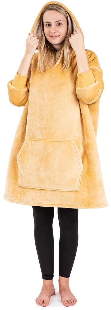 4Home Baránková mikina mikroplyš Beige, uni M - dámske