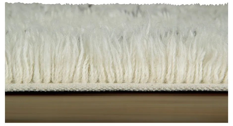 Krémový prateľný ručne tkaný vlnený koberec 140x200 cm Berber Soul – Lorena Canals