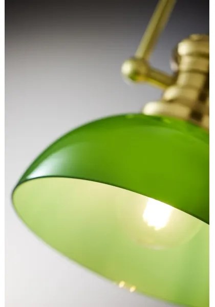 Jupiter 2073 - Luster na tyči PLATINO 1xE27/15W/230V zelená/zlatá