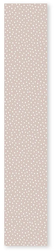 DEKORNIK Simple Irregular Dots Powder Pink White - Tapeta