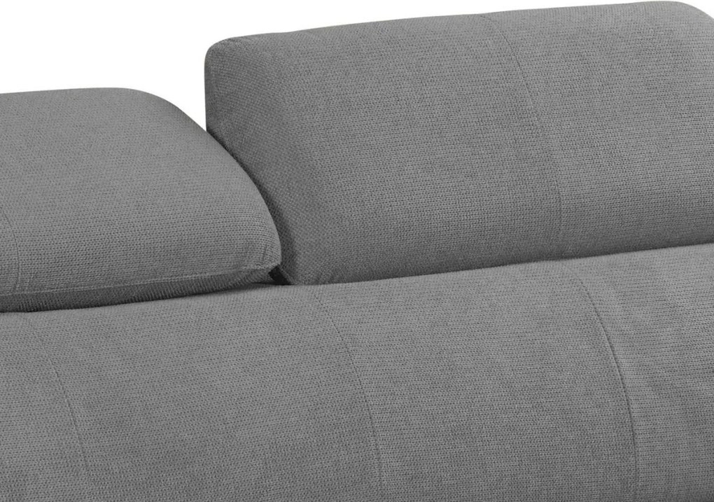 Trojsedák Gisele, stredne šedá látka