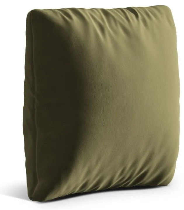 Zelený zamatový vankúš na gauč Kemi – Cosmopolitan Design