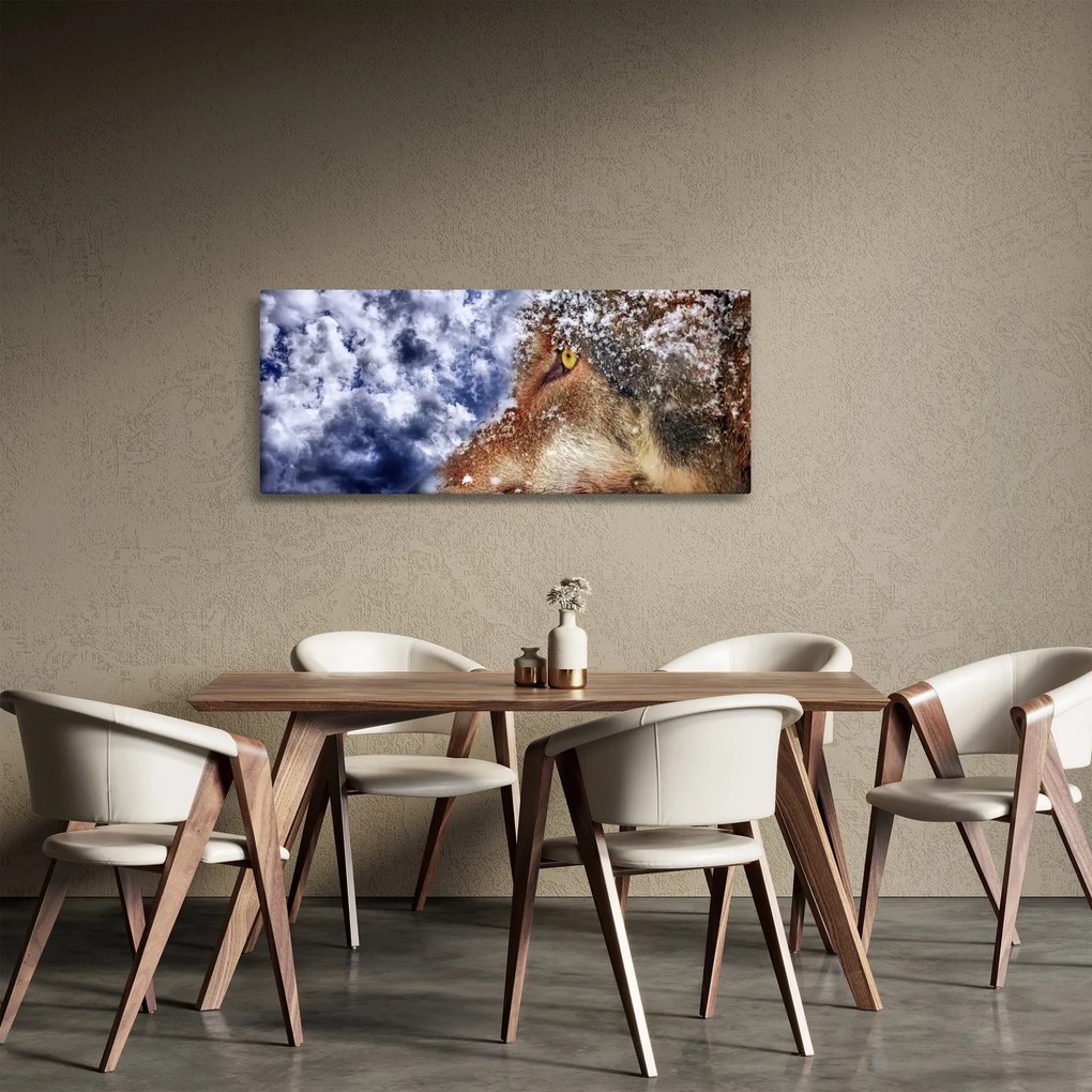 Obraz vlka (120x50 cm)