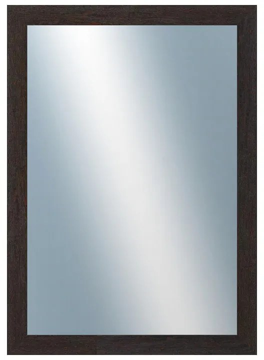 DANTIK - Zrkadlo v rámu, rozmer s rámom 50x70 cm z lišty RETRO čierna (2528)