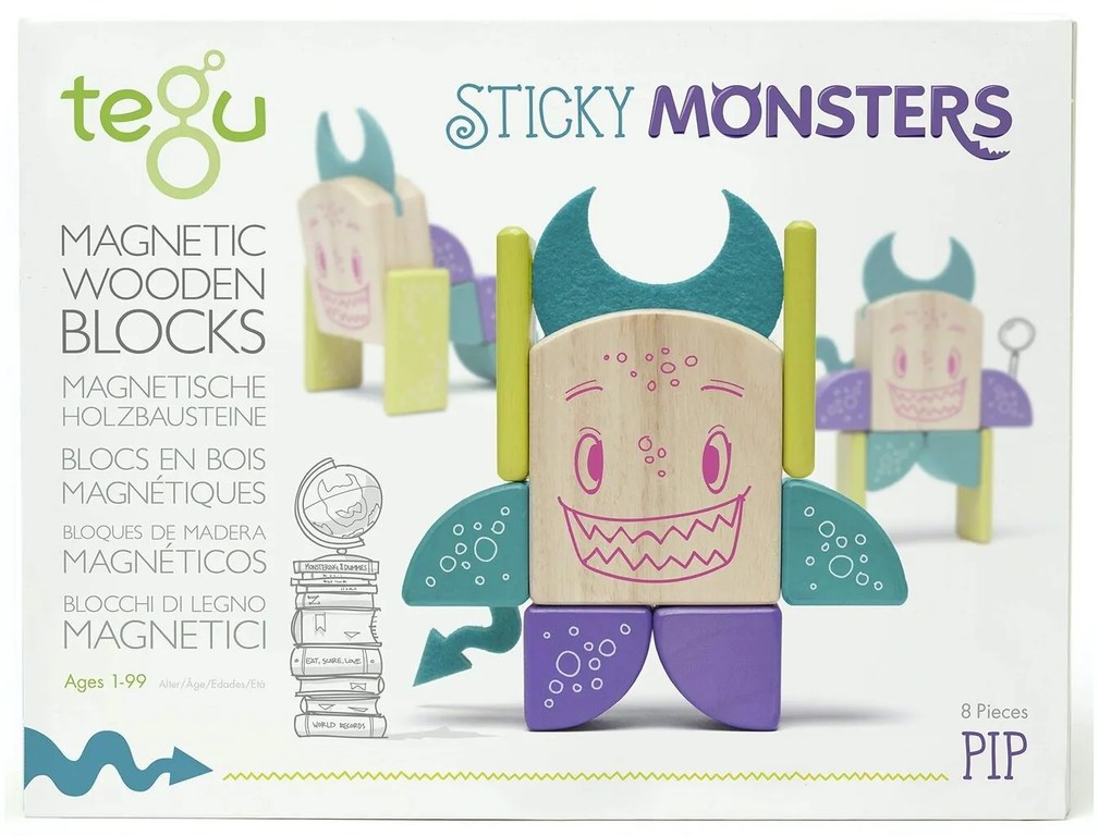 Magnetická stavebnica TEGU - príšerka Pip