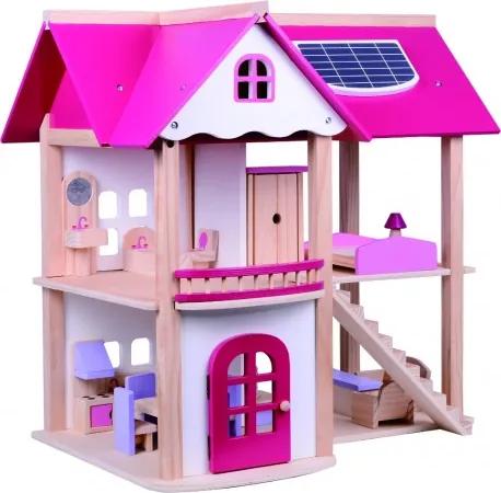 DR Rozprávkový drevený domček pre bábiky