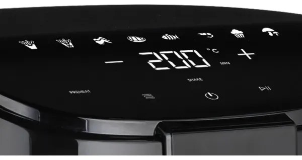 TESLA Electronics AirCook - Multifunkčná dig. teplovzdušná fritéza 4 l 1500W/230V