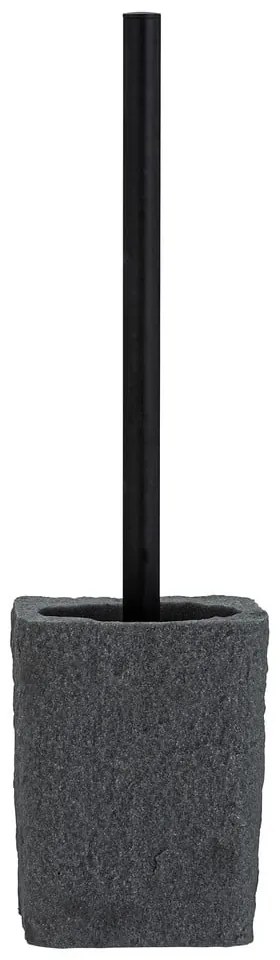 Čierna toaletná kefa Wenko Villata