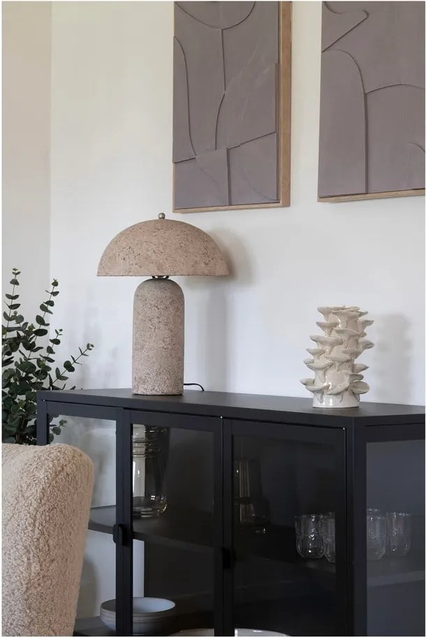 Krémová stolová lampa (výška 49,5 cm) Astley – House Nordic